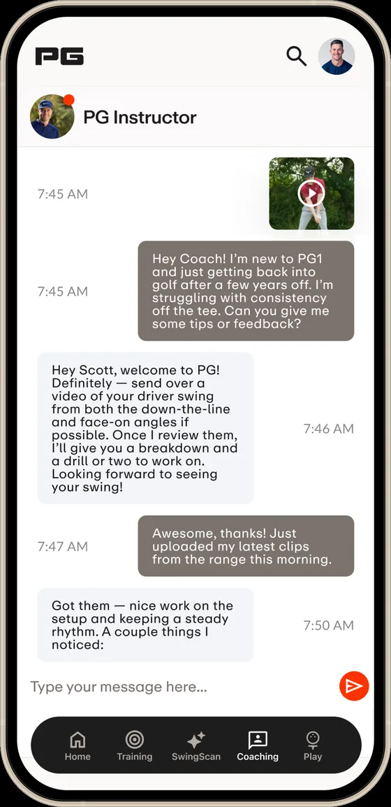 PG1 coach chat thread
